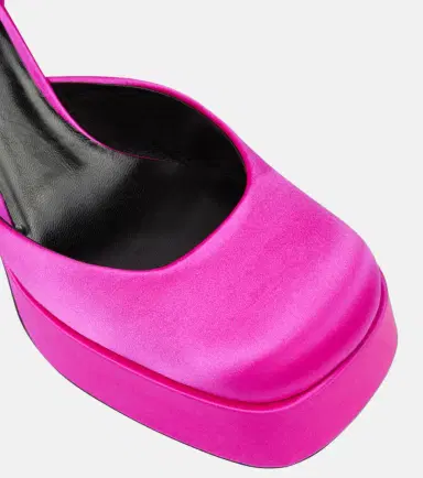 Versace Medusa Aevitas satin platform pumps | Thumbnail 2 Versace Medusa Aevitas satin platform pumps | Thumbnail 2
