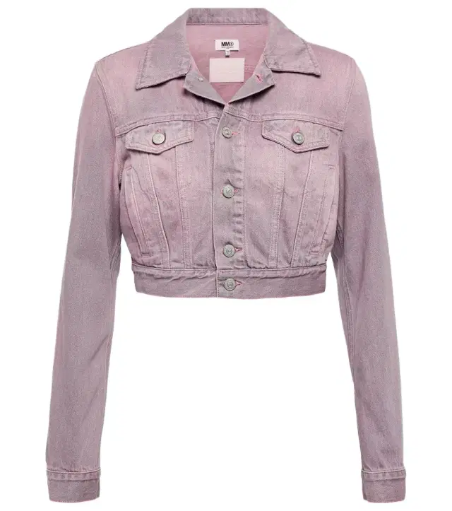 MM6 Maison Margiela Cropped denim jacket