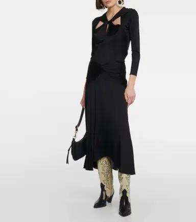 Isabel Marant Leila leather and suede cowboy boots | Thumbnail 5