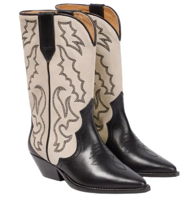 Isabel Marant Duerto leather cowboy boots