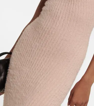 MM6 MAISON MARGIELA Ribbed-knit midi dress | Thumbnail 3