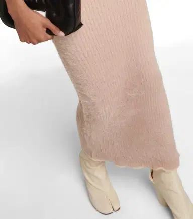 MM6 MAISON MARGIELA Ribbed-knit midi dress | Thumbnail 6