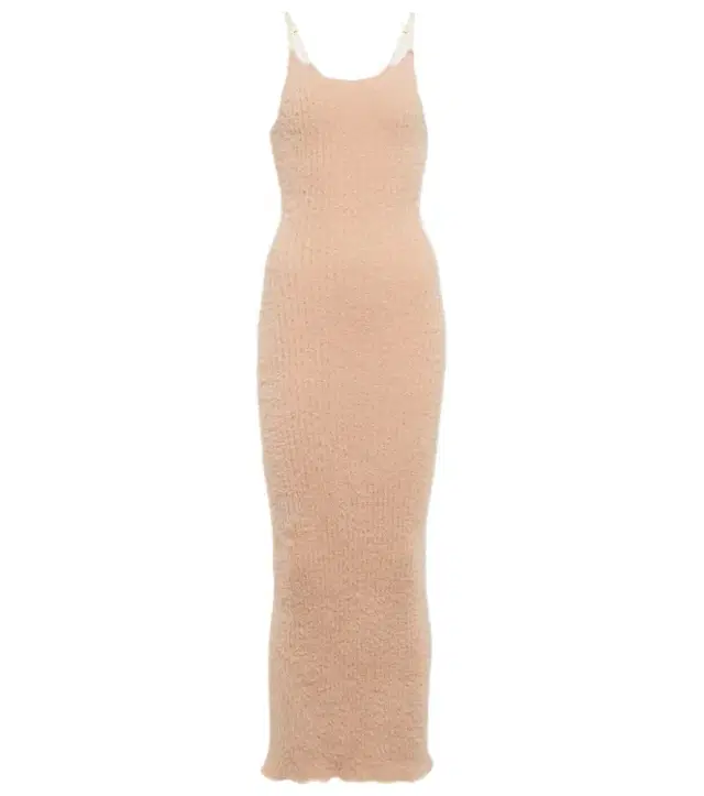 MM6 Maison Margiela Ribbed-knit midi dress