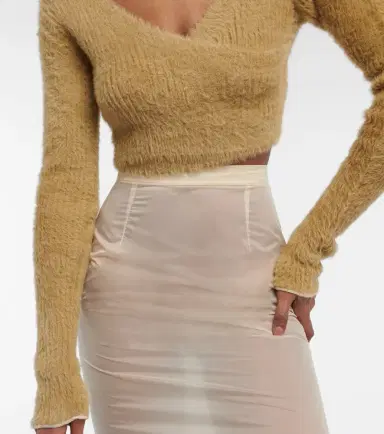 MM6 MAISON MARGIELA Knit crop top | Thumbnail 2