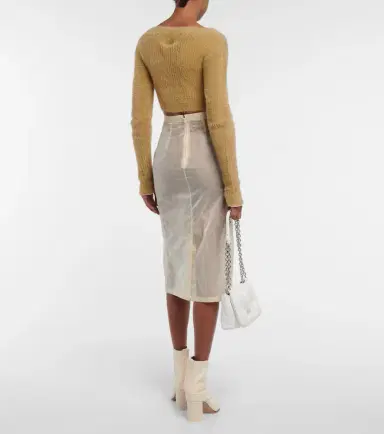 MM6 MAISON MARGIELA Knit crop top | Thumbnail 3