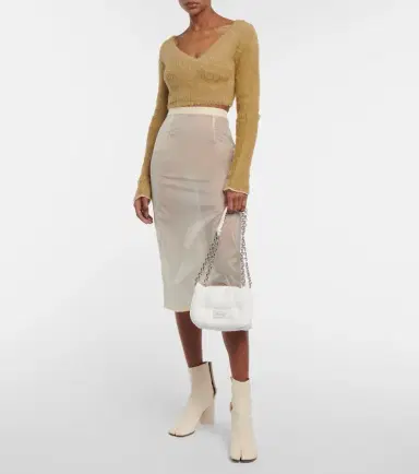MM6 MAISON MARGIELA Knit crop top | Thumbnail 4