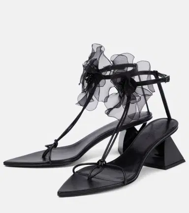 Nensi Dojaka Appliqué leather thong sandals | Thumbnail 4