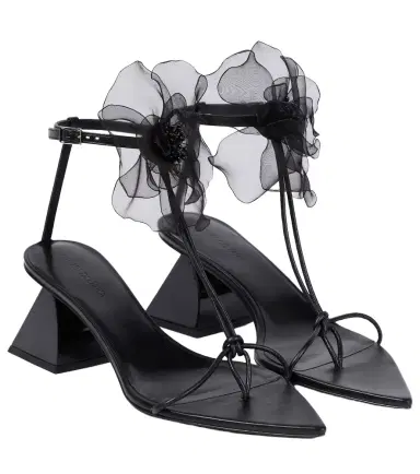 Nensi Dojaka Appliqué leather thong sandals | Thumbnail 1