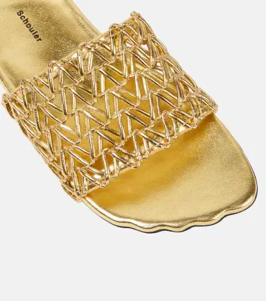 Proenza Schouler Sculpt Woven slides | Thumbnail 3