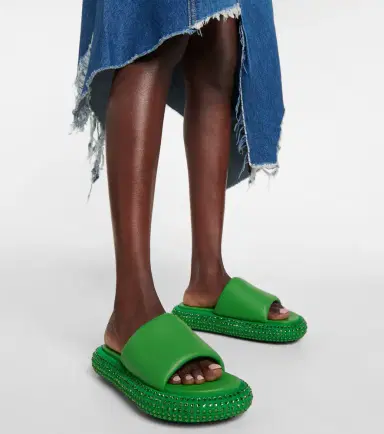 JW Anderson Embellished leather slides | Thumbnail 5 JW Anderson Embellished leather slides | Thumbnail 5