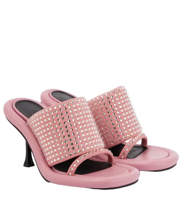 JW Anderson Bumper-Tube embellished mules