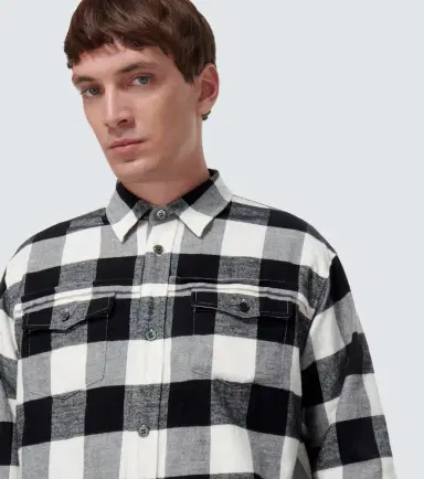 Undercover Checked cotton shirt | Thumbnail 2