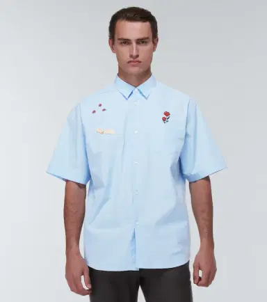 Undercover Embroidered cotton poplin shirt | Thumbnail 3