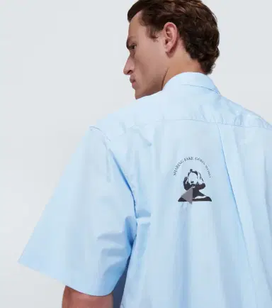 Undercover Embroidered cotton poplin shirt | Thumbnail 6