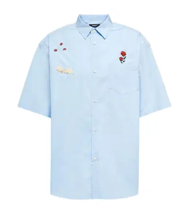 Undercover Embroidered cotton poplin shirt | Thumbnail 1