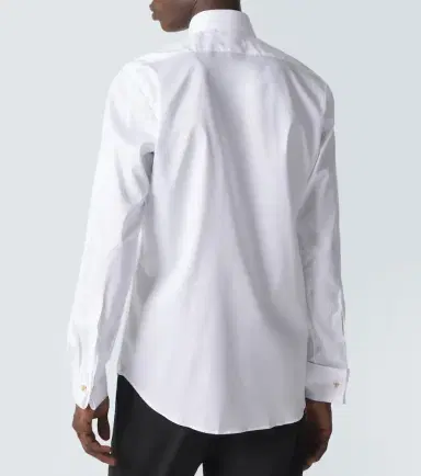 Thom Sweeney Cotton-blend poplin tuxedo shirt | Thumbnail 3 Thom Sweeney Cotton-blend poplin tuxedo shirt | Thumbnail 3