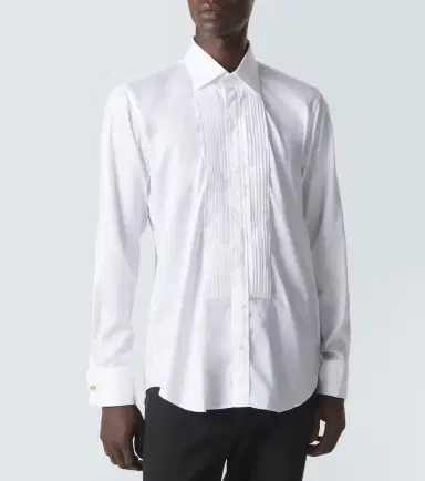 Thom Sweeney Cotton-blend poplin tuxedo shirt | Thumbnail 6 Thom Sweeney Cotton-blend poplin tuxedo shirt | Thumbnail 6
