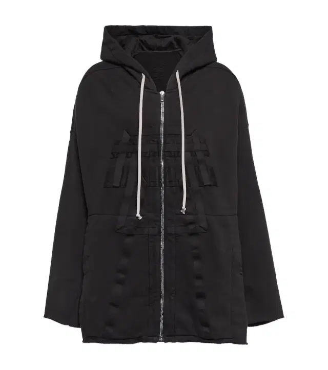 Rick Owens Zip-up cotton hoodie