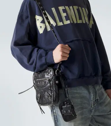 Balenciaga Tape logo cotton jersey hoodie | Thumbnail 6