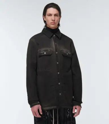 Rick Owens Denim shirt | Thumbnail 4
