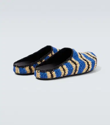 Marni x No Vacancy Inn raffia-effect slippers | Thumbnail 4 Marni x No Vacancy Inn raffia-effect slippers | Thumbnail 4
