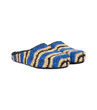 Marni x No Vacancy Inn raffia-effect slippers | Thumbnail 1 Marni x No Vacancy Inn raffia-effect slippers | Thumbnail 1