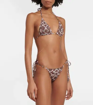 Bananhot Chain printed bikini bottoms | Thumbnail 2