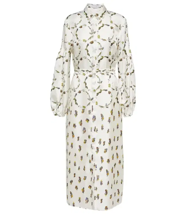 Gabriela Hearst Mauri printed silk twill maxi dress
