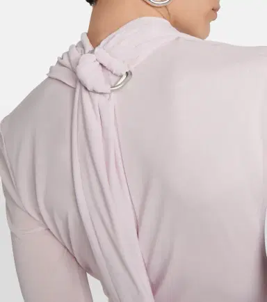 Jil Sander Draped crêpe gown | Thumbnail 4