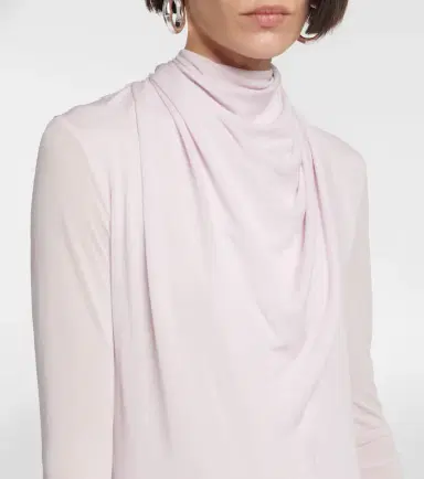 Jil Sander Draped crêpe gown | Thumbnail 5