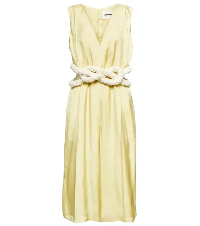 Jil Sander Embellished satin jumpsuit