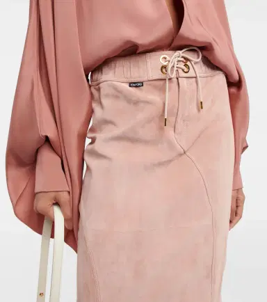 Tom Ford Plonge leather midi skirt | Thumbnail 2