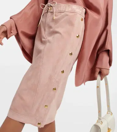 Tom Ford Plonge leather midi skirt | Thumbnail 5