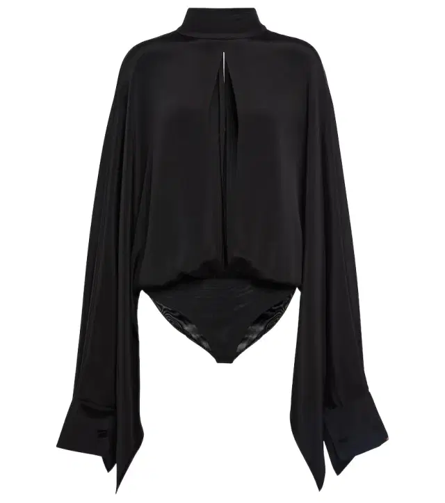 Tom Ford Cutout silk crêpe bodysuit
