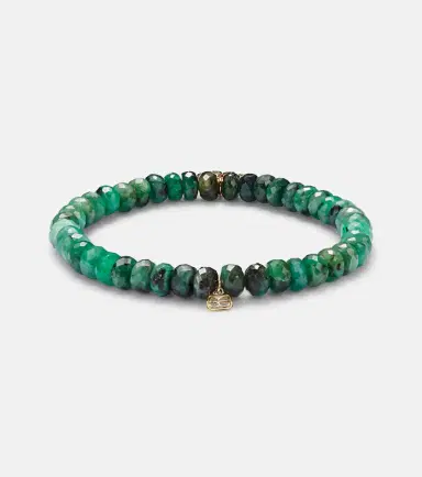 Sydney Evan Evil Eye Fringe 14kt gold bracelet with diamonds | Thumbnail 2