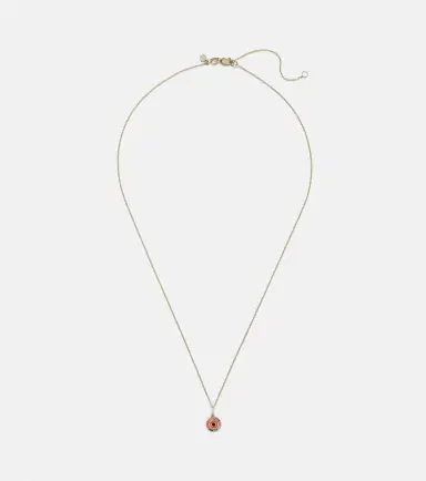 Sydney Evan Evil Eye 14kt gold and diamond necklace | Thumbnail 1 Sydney Evan Evil Eye 14kt gold and diamond necklace | Thumbnail 1