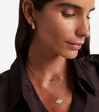 Sydney Evan 14kt gold necklace with diamonds | Thumbnail 6 Sydney Evan 14kt gold necklace with diamonds | Thumbnail 6