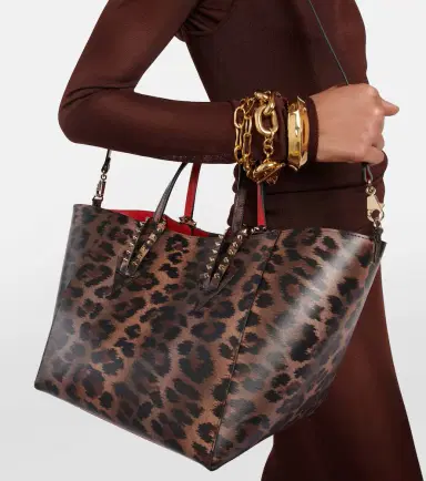 Christian Louboutin Cabachic Small leopard-print tote bag | Thumbnail 2