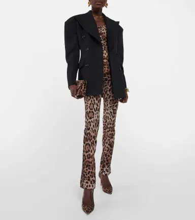 Christian Louboutin Loubi54 leopard-print satin clutch | Thumbnail 4