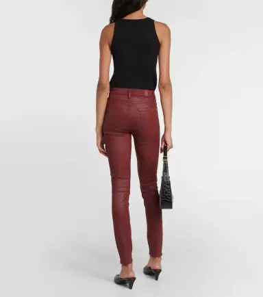 7 For All Mankind High-rise cotton-blend skinny jeans | Thumbnail 2 7 For All Mankind High-rise cotton-blend skinny jeans | Thumbnail 2