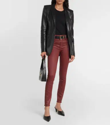 7 For All Mankind High-rise cotton-blend skinny jeans | Thumbnail 3 7 For All Mankind High-rise cotton-blend skinny jeans | Thumbnail 3