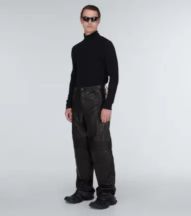 Balenciaga Leather biker pants | Thumbnail 2 Balenciaga Leather biker pants | Thumbnail 2