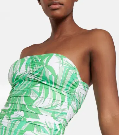 Melissa Odabash Sydney strapless printed swimsuit | Thumbnail 5