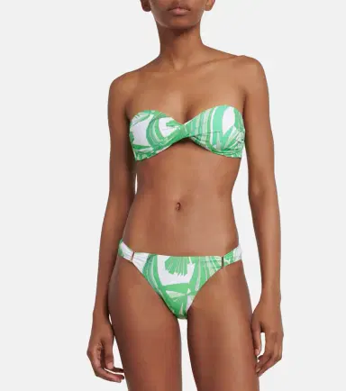 Melissa Odabash Martinique printed bandeau bikini top | Thumbnail 2