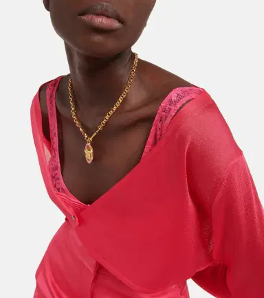 Versace Medusa crop cardigan | Thumbnail 4 Versace Medusa crop cardigan | Thumbnail 4