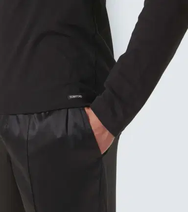 Tom Ford Cotton-blend henley shirt | Thumbnail 2