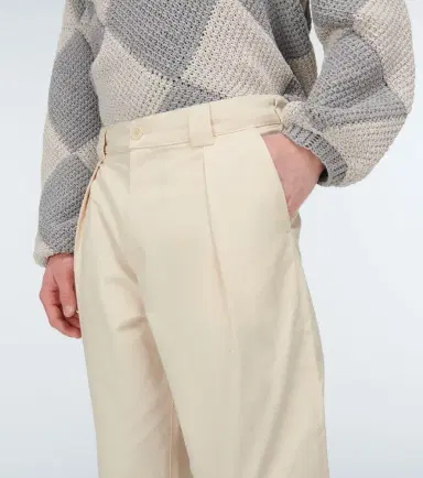 ADISH Embroidered straight cotton pants | Thumbnail 6