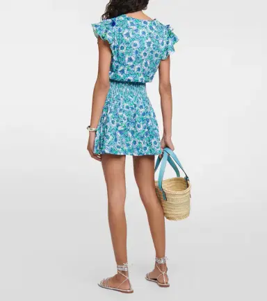 Poupette St Barth Rachel floral minidress | Thumbnail 2