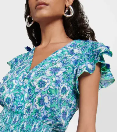 Poupette St Barth Rachel floral minidress | Thumbnail 3