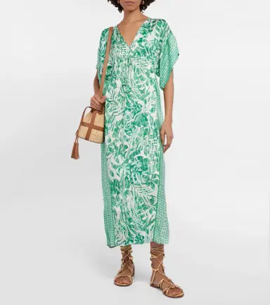 Poupette St Barth Amaya printed kaftan | Thumbnail 4